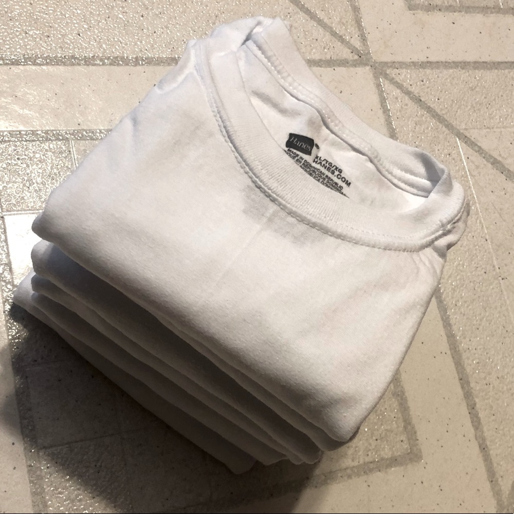 Boys Size XL White Undershirt 6 pack
